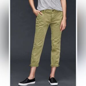 GAP Girlfriend Chino Tan Pants, Size 2